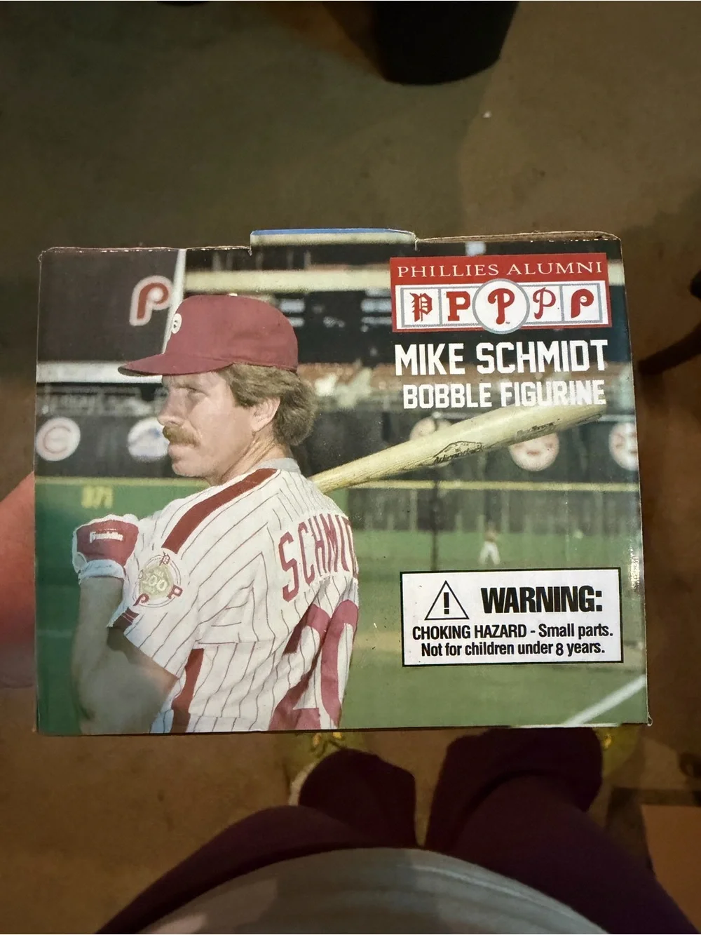 Mike Schmidt Bobble Figurine - Blue & Maroon